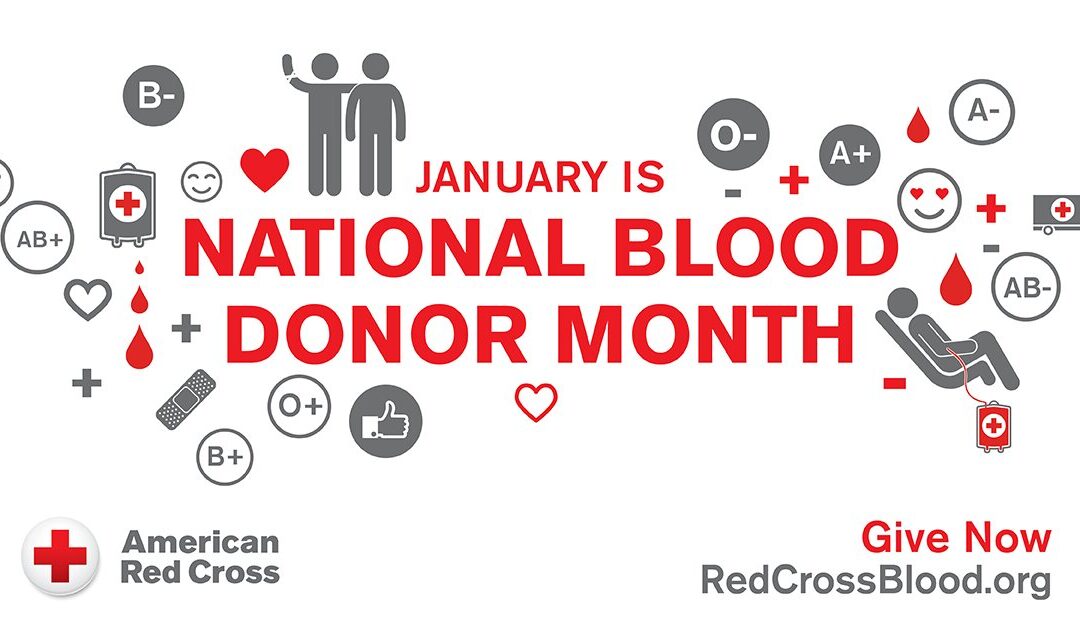 logo for National Blood Donor Month
