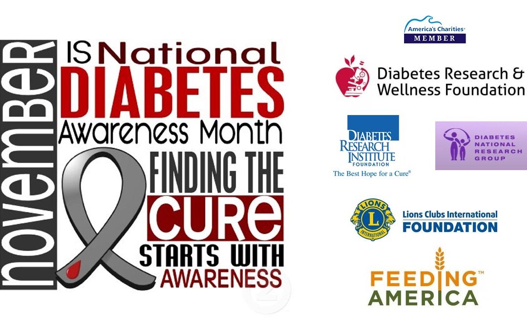 logo for national diabetes awareness month November 2020