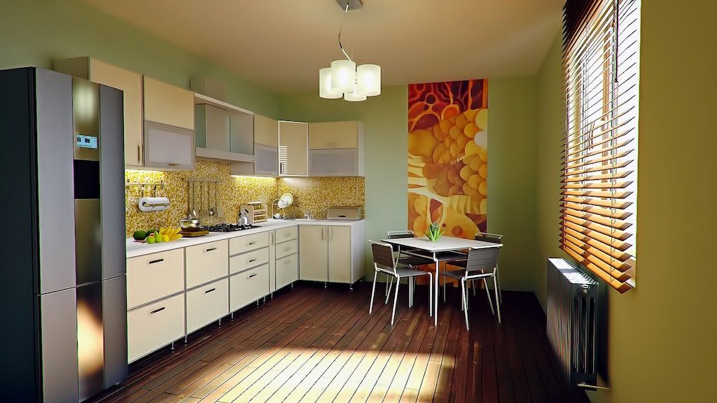 Photo of an apartment-style kitchen